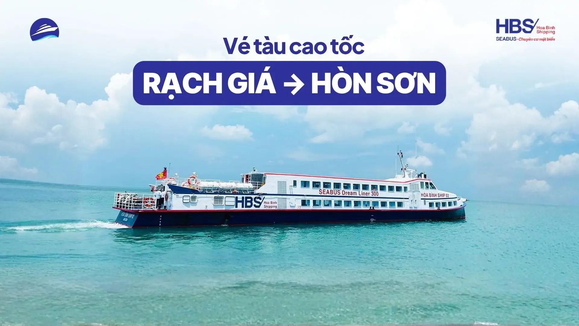 Vé tàu đi Hòn Sơn Hòa Bình